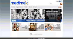 Desktop Screenshot of medimexsa.com